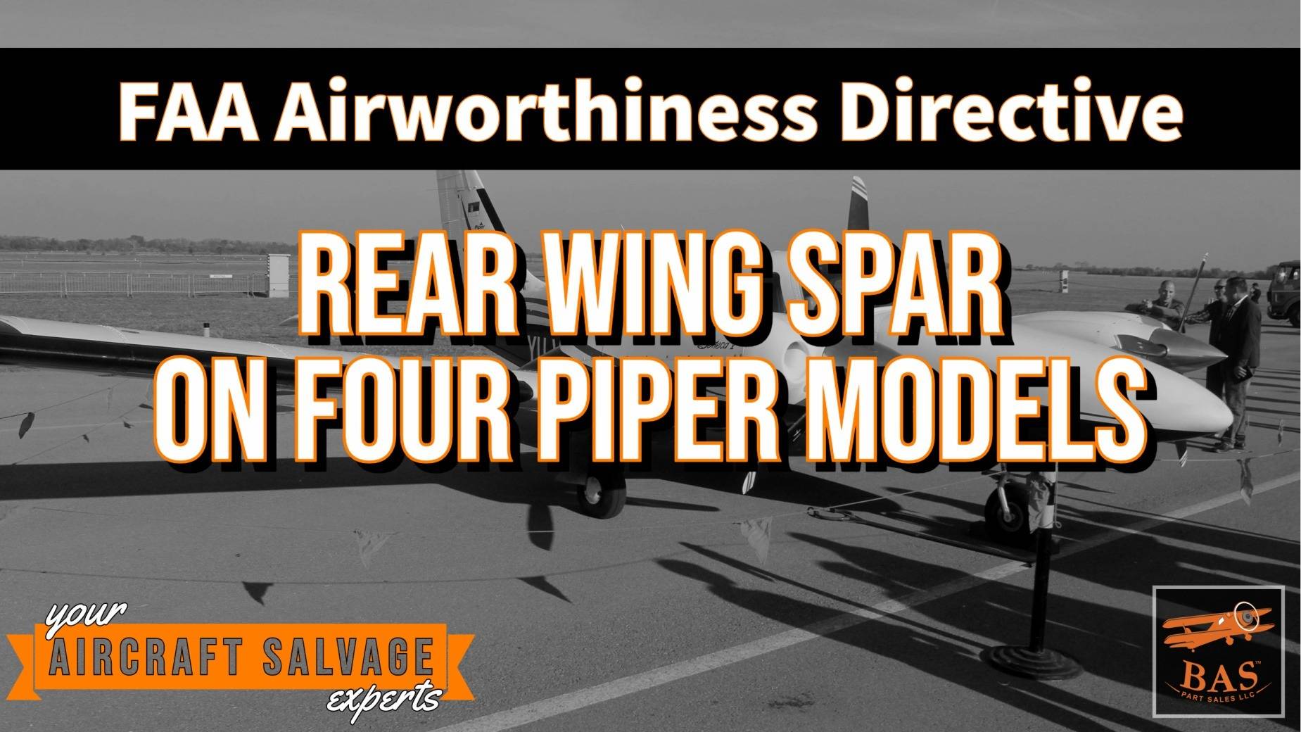 FAA AD for Rear Wing Spar On Four Piper Airplane Models